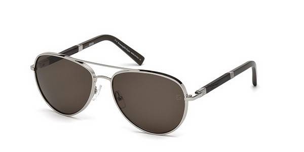 Ermenegildo Zegna EZ0066 14E Silver Sunglasses
