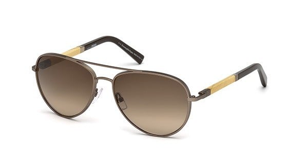 Occhiali da sole Ermenegildo Zegna EZ0066 34F Bronze