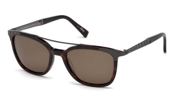 Ermenegildo Zegna EZ0073 56C Tortoiseshell Sunglasses