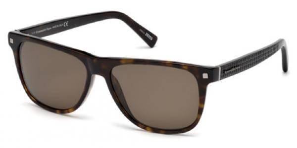 Ermenegildo Zegna EZ0074 52M Polarised Tortoiseshell Sunglasses