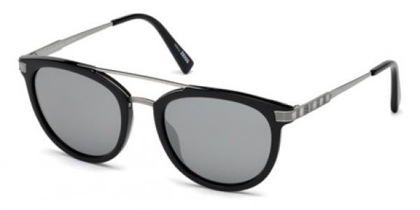 Lunettes de soleil Ermenegildo Zegna EZ0077 01C Noir