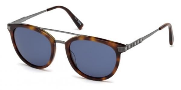 Ermenegildo Zegna EZ0077 52V Tortoiseshell Sunglasses
