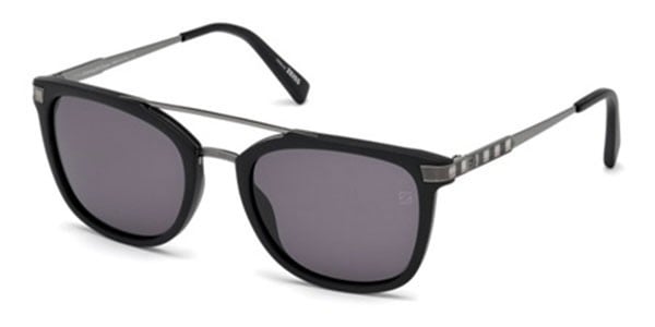Lunettes de soleil Ermenegildo Zegna EZ0078 02A Noir