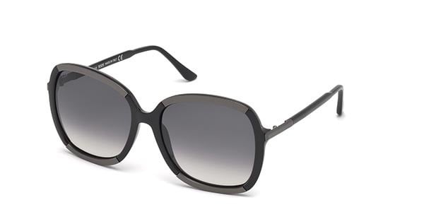 Tod's TO0183 01B Black Sunglasses