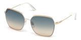 Tod's TO0185 28P Rose Gold Sunglasses