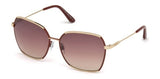 Tod's TO0185 33F Gold Sunglasses