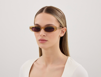 Saint Laurent SL Logo SL 557 SHADE Sunglasses