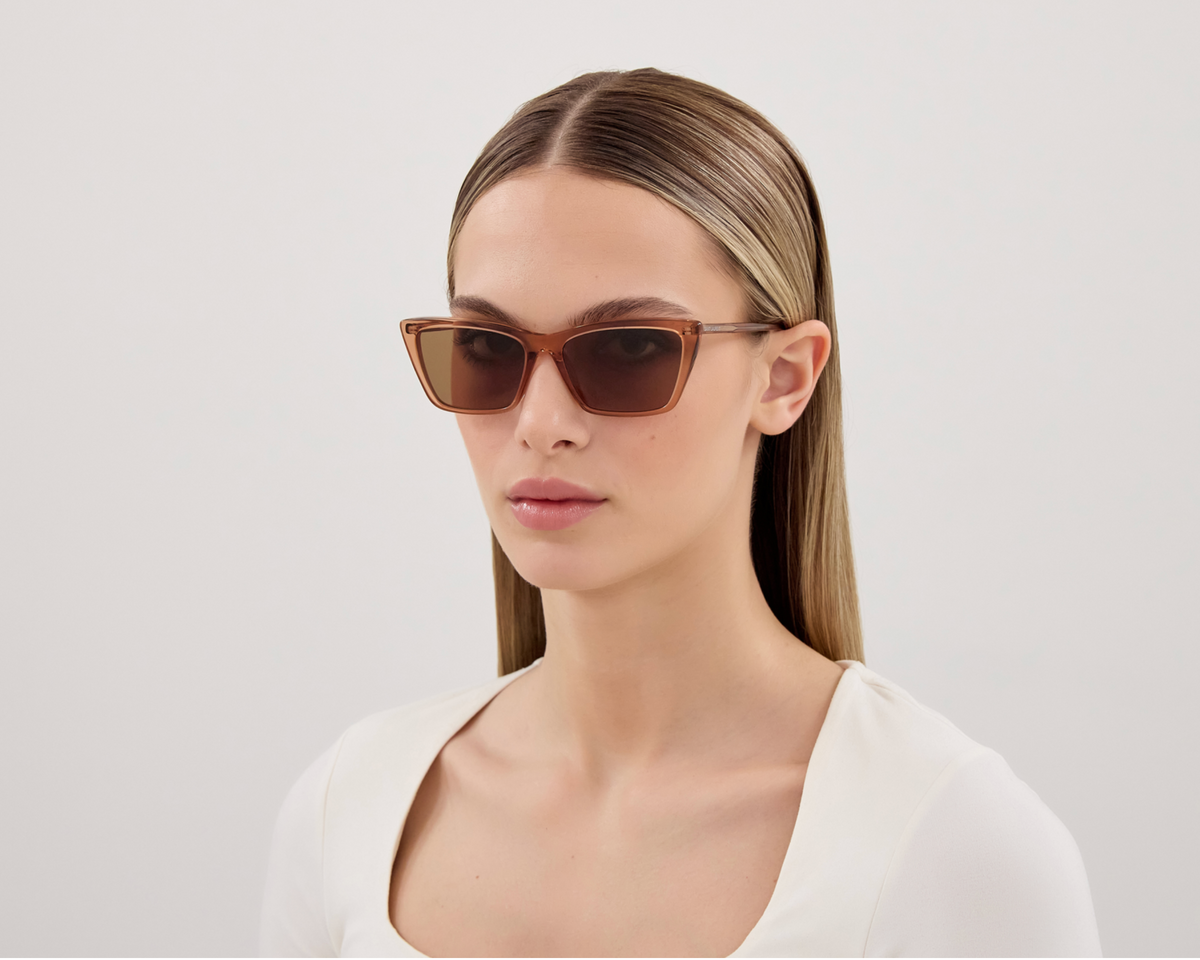 Zonnebril Saint Laurent SL Logo SL 737 MICA THIN
