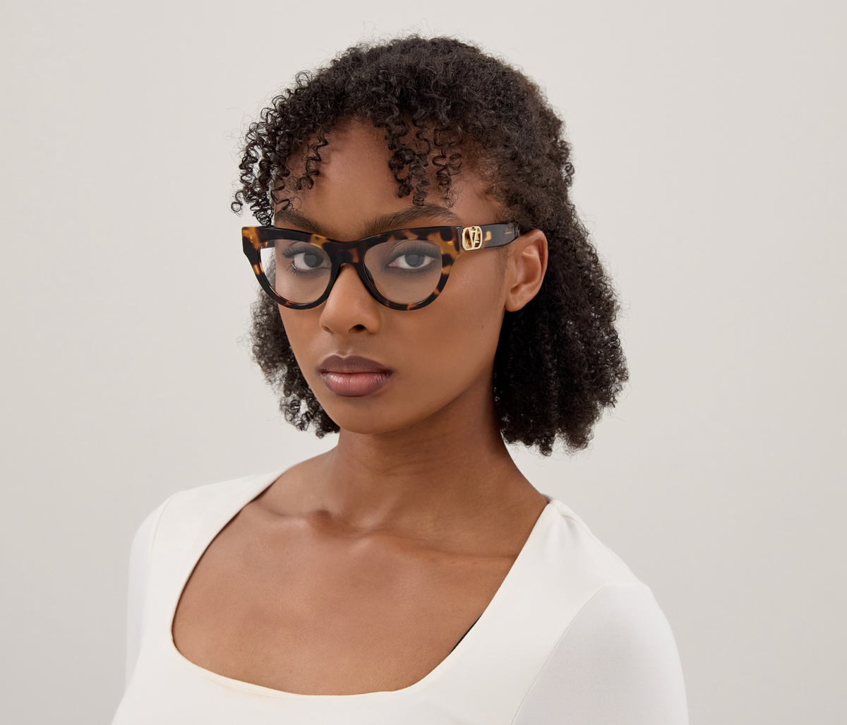 Valentino V Logo prescription glasses VG0054O