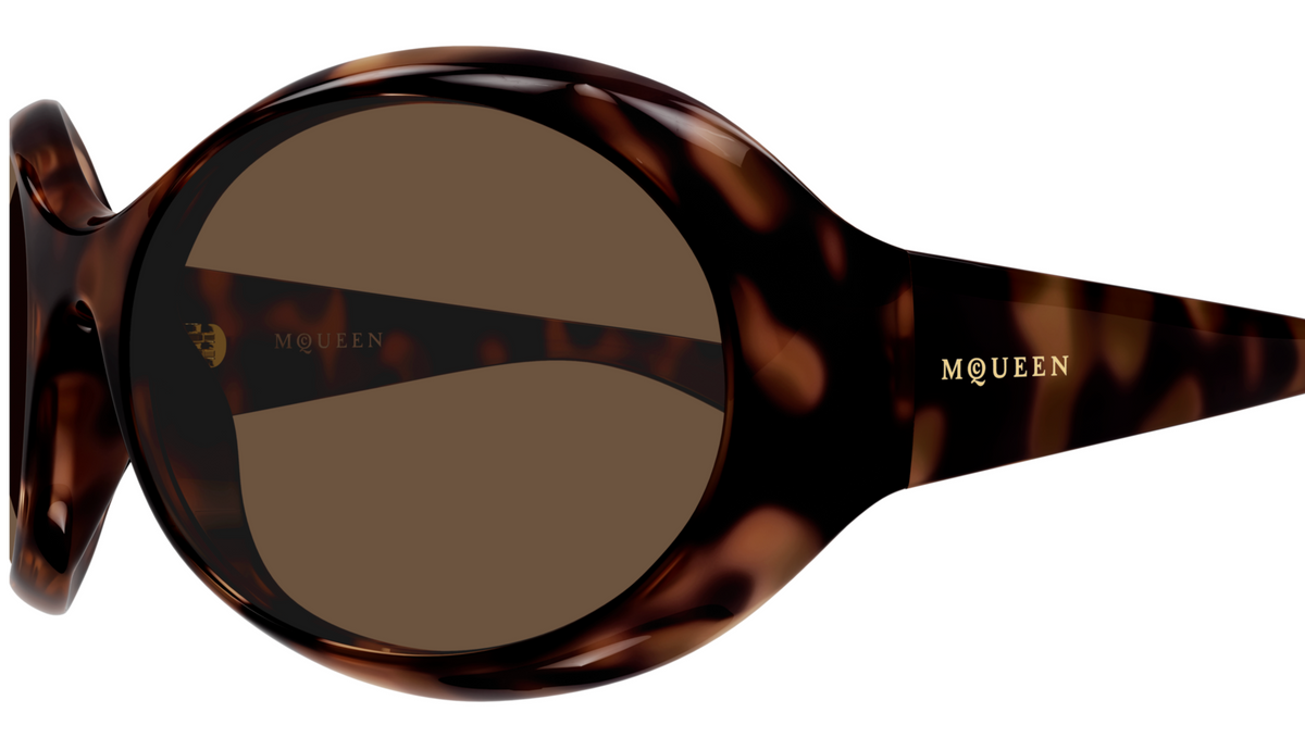 Alexander McQueen Logo Sonnenbrille AM0592S