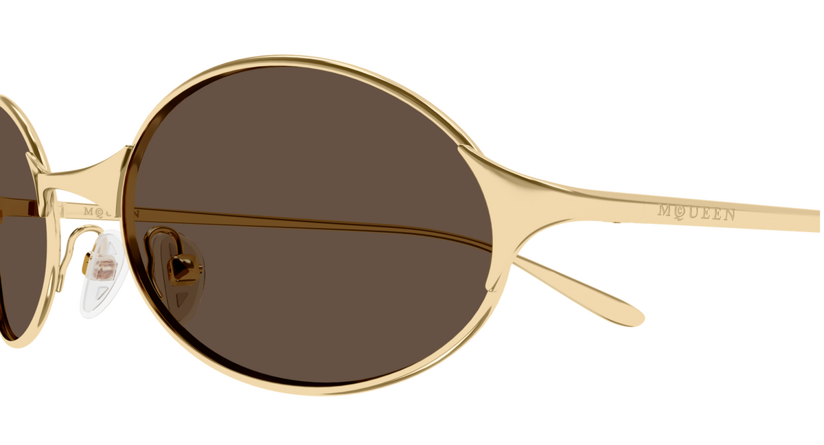 Alexander McQueen Logo sunglasses AM0589S