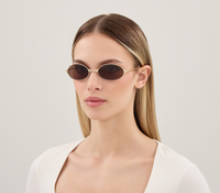 Alexander McQueen Logo sunglasses AM0589S