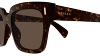 Alexander McQueen Cross-Bar Sonnenbrille AM0583S