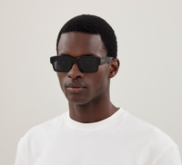 Alexander McQueen Logo sunglasses AM0579S