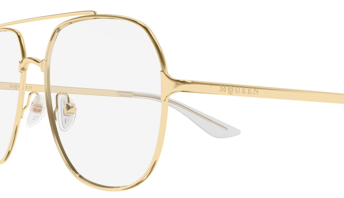 Alexander McQueen Logo AM0591O eyeglasses