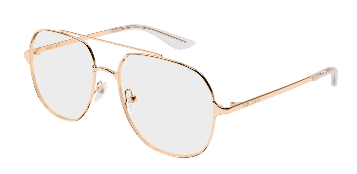 Alexander McQueen Logo AM0591O eyeglasses