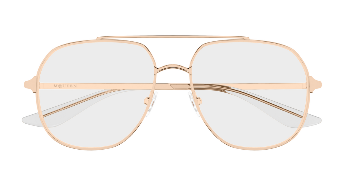 Alexander McQueen Logo AM0591O eyeglasses