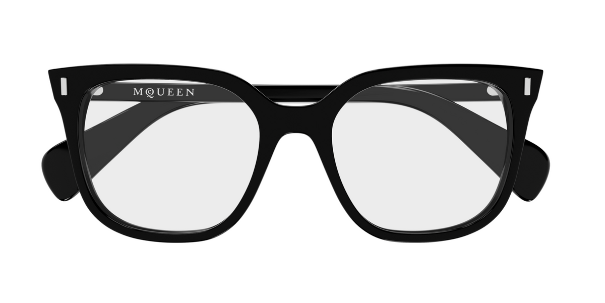 Alexander McQueen Cross-Bar prescription glasses AM0585O