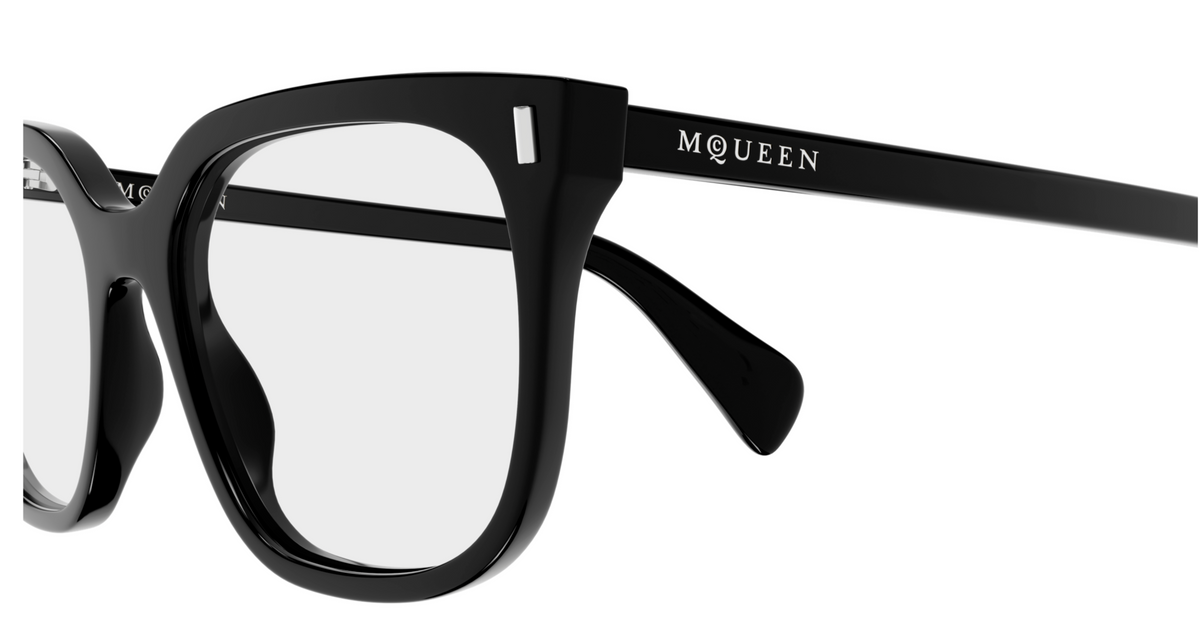 Alexander McQueen Cross-Bar prescription glasses AM0585O