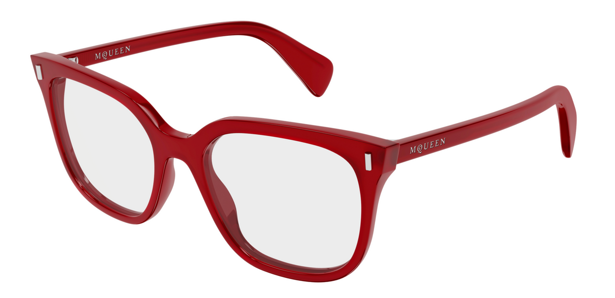 Alexander McQueen Cross-Bar prescription glasses AM0585O