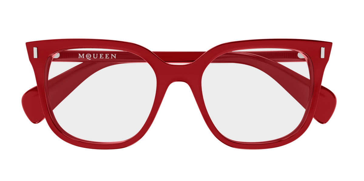 Alexander McQueen Cross-Bar prescription glasses AM0585O