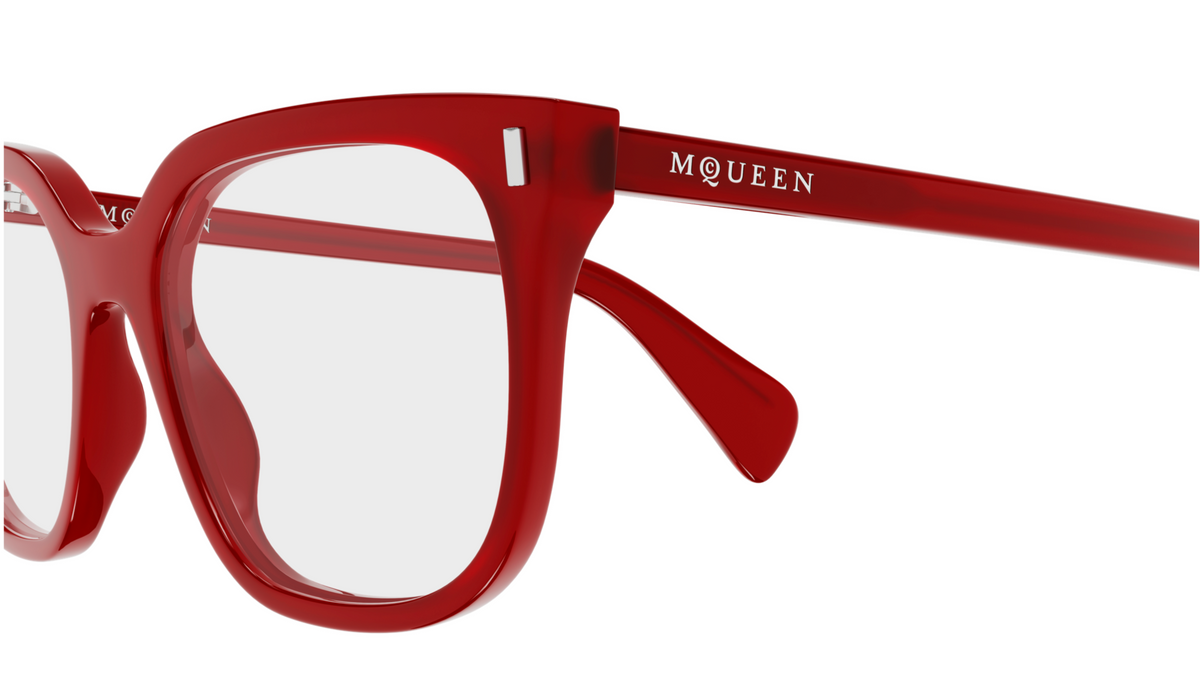 Alexander McQueen Cross-Bar prescription glasses AM0585O