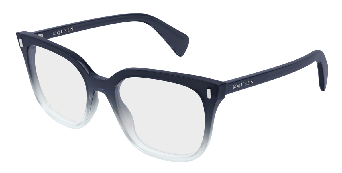 Alexander McQueen Cross-Bar prescription glasses AM0585O