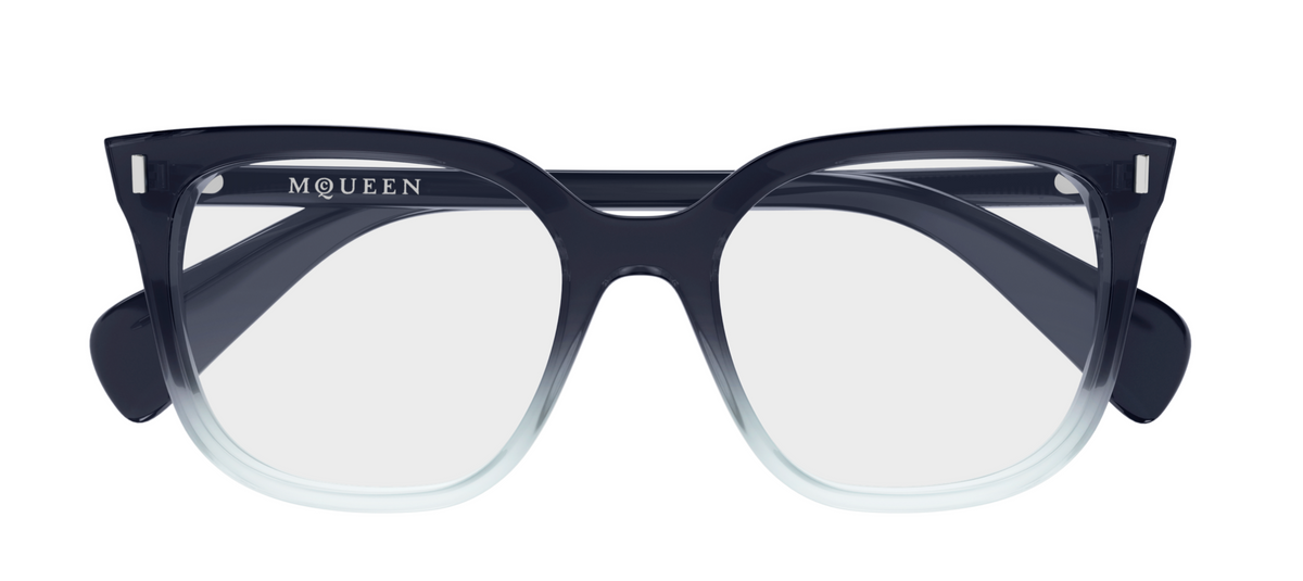 Alexander McQueen Cross-Bar prescription glasses AM0585O