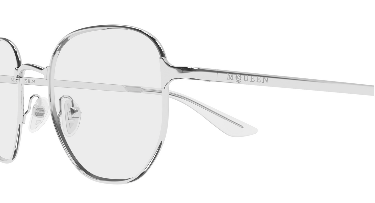 Alexander McQueen Logo Eyeglasses AM0590O