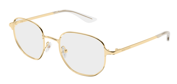 Alexander McQueen Logo Eyeglasses AM0590O