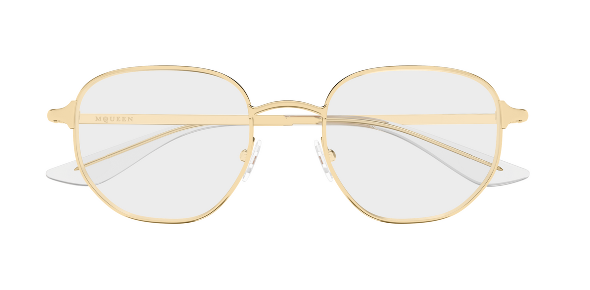 Alexander McQueen Logo Eyeglasses AM0590O