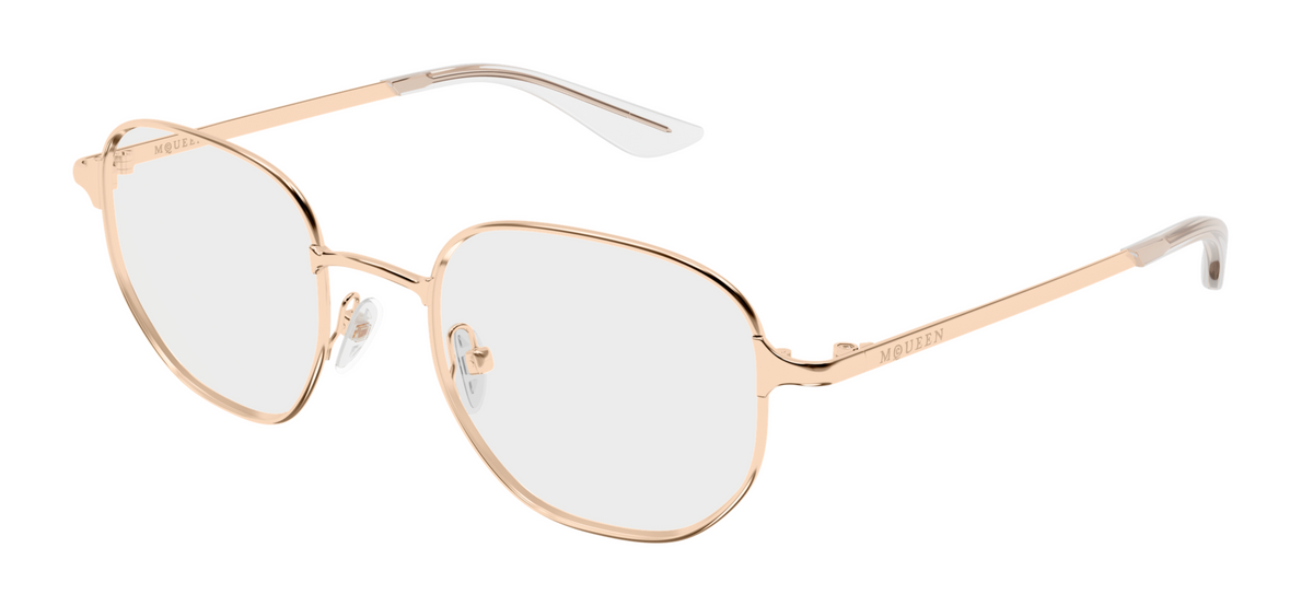 Alexander McQueen Logo Eyeglasses AM0590O