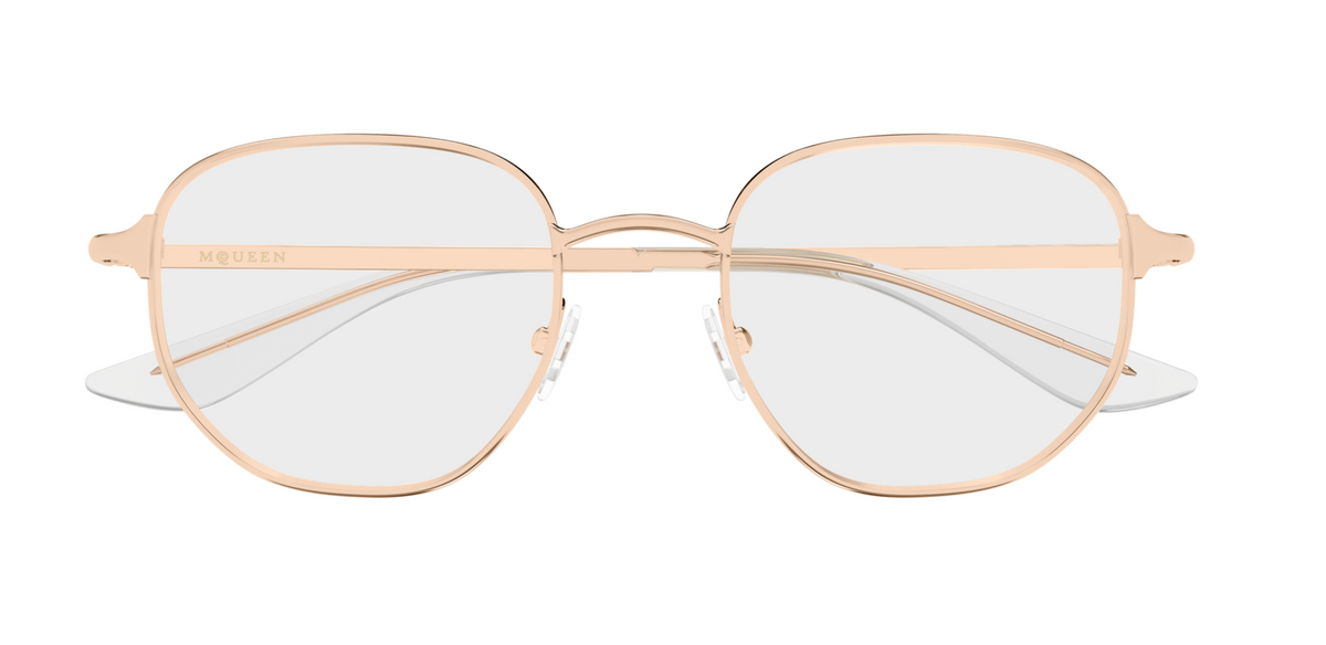 Alexander McQueen Logo Eyeglasses AM0590O