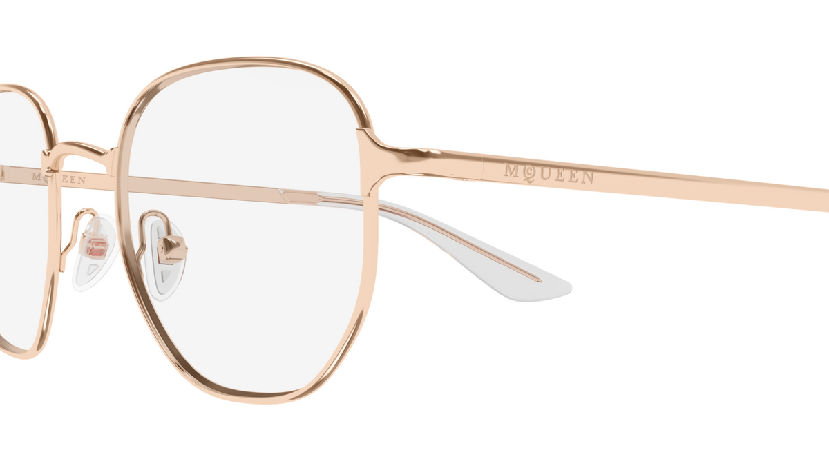 Alexander McQueen Logo Eyeglasses AM0590O