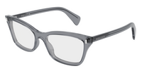 Alexander McQueen Cross-Bar Prescription Glasses AM0584O