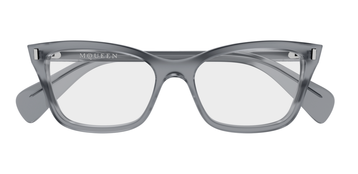 Alexander McQueen Cross-Bar Prescription Glasses AM0584O