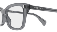 Alexander McQueen Cross-Bar Prescription Glasses AM0584O