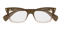 Alexander McQueen Cross-Bar Prescription Glasses AM0584O