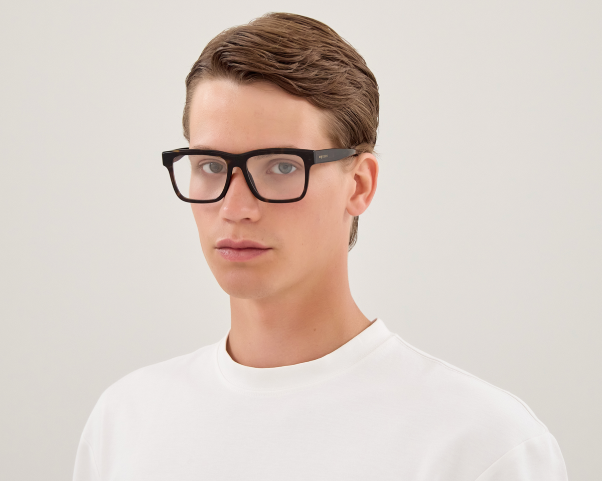 Alexander McQueen Logo Korrektionsbrille AM0582O