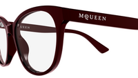 Alexander McQueen Logo Eyeglasses AM0576O