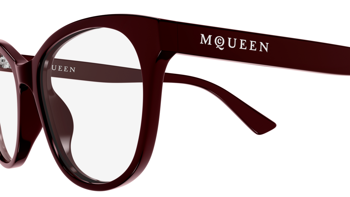 Alexander McQueen Logo Eyeglasses AM0576O