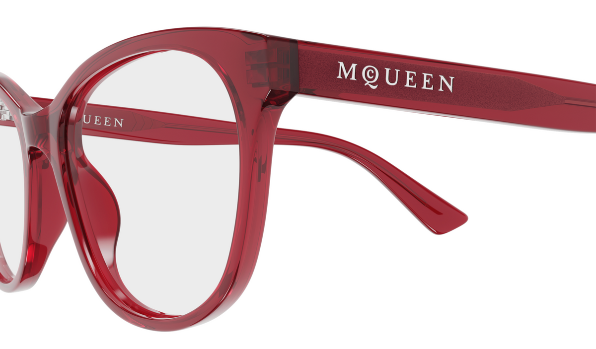 Alexander McQueen Logo Eyeglasses AM0576O