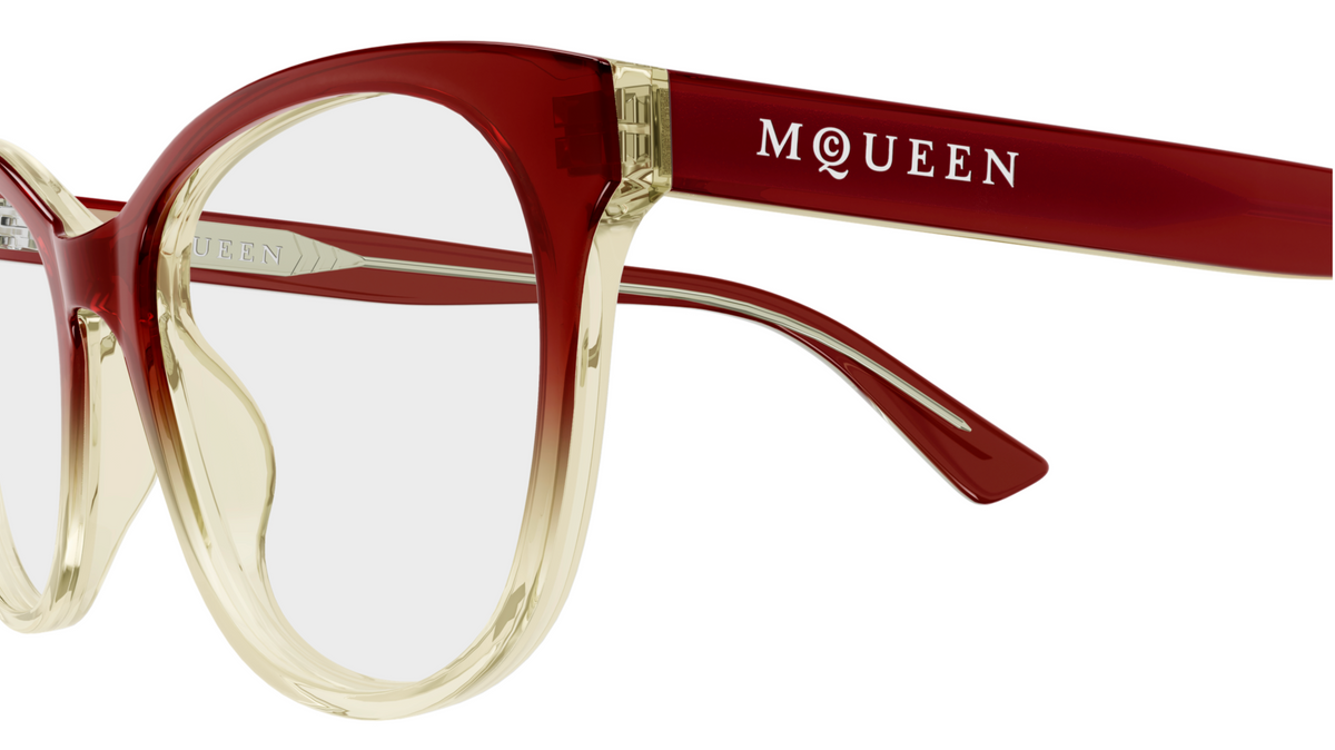 Alexander McQueen Logo Eyeglasses AM0576O