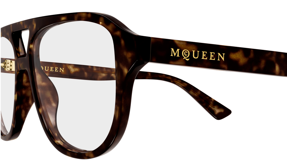 Alexander McQueen Logo AM0574O Eyeglasses