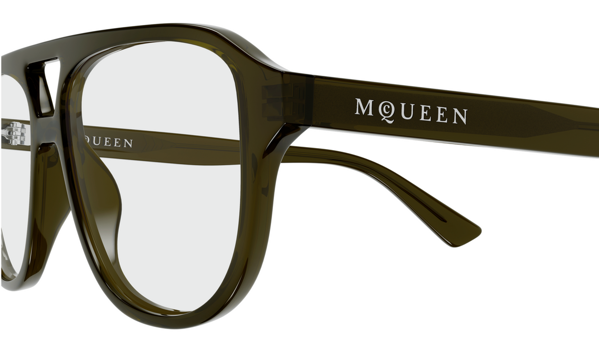 Alexander McQueen Logo AM0574O Eyeglasses